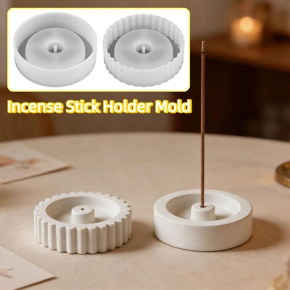 2 Stück weiche DIY-Silikonform Kreative Räuchergefäßform Räucherstäbchenhalterform Heimdekoration