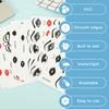 24 Sheets Decorative Face Sticker Waterproof Nose Decal Creative Stationery Sticker for Scrapbook Water Multipurpose DIY Craft