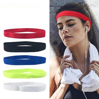 Men Women Headband Sport Sweat Hair Bands Forehead Protection Running Fitness Yoga Tenis Elastic Sweatband