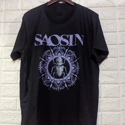 SAOSIN Band Gift For Fan Black Cotton  Size S-5XL Unisex T-Shirt