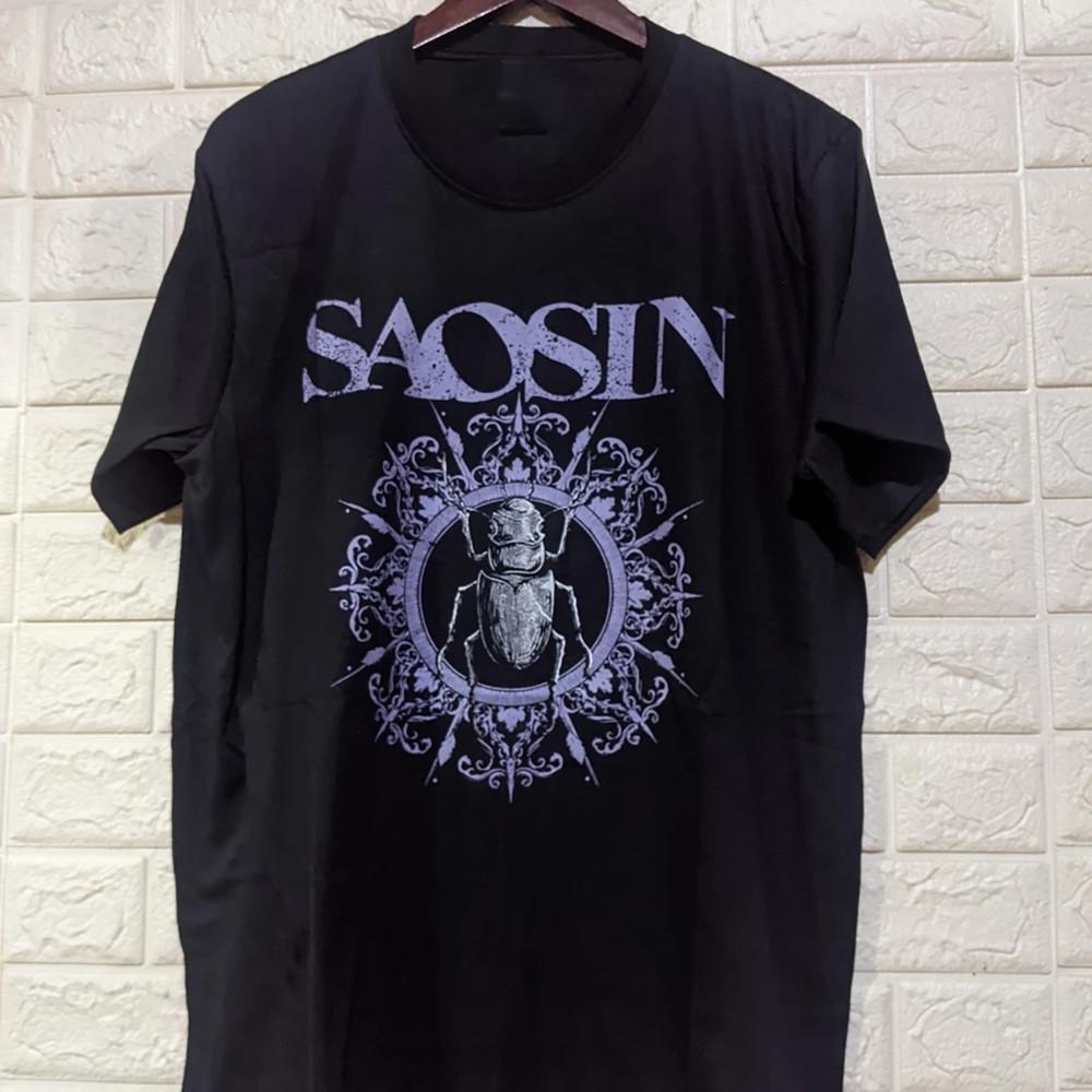 

SAOSIN Подарок для фаната Черная хлопковая футболка Унисекс Размеры S-5XL S