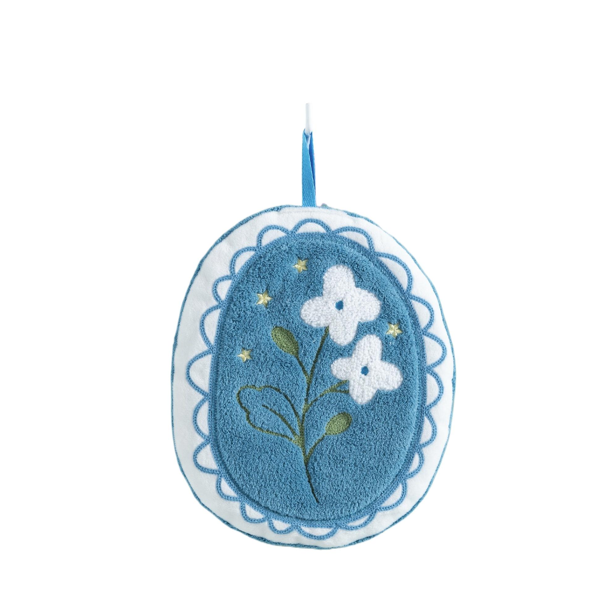

1PC The Flower Shape Is Not Smelly or Moldy The Hand Towel Can Be Hung The Thickened Absorbent Coral Velvet Small Square Towel