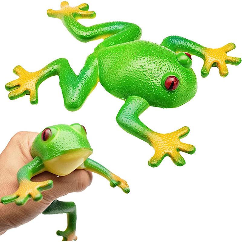 Toys Realistic Frog Weird Stuff Prank Funny Gag Gifts Stretchy Stress Relief For Teens Party Favors Stocking Stuffers Boys Girls