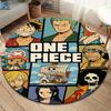 Monkey D Luffy Round Area Rug Carpet Rug For Living Room Bedroom Sofa Playroom Decor Nonslip Floor Mat