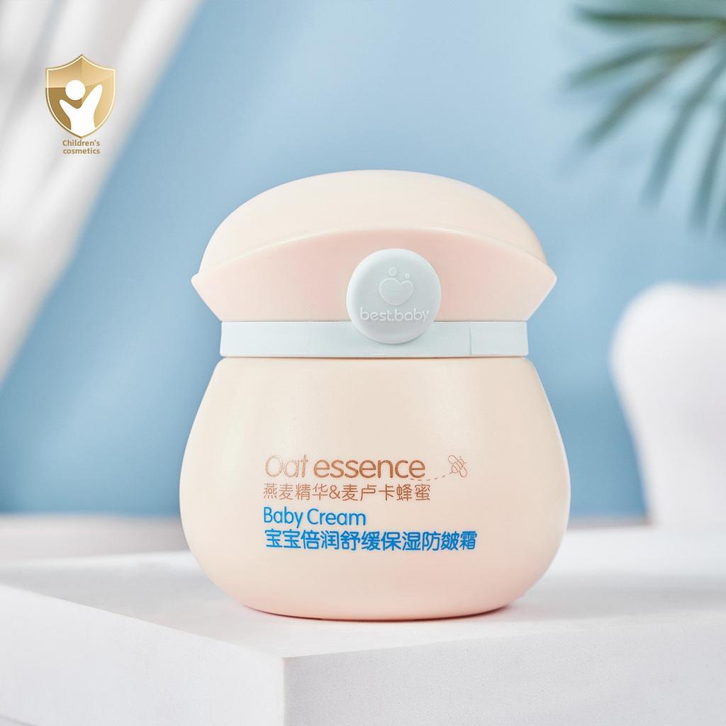 Jemný dětský hydratační krém Vyživující hydratace pro citlivou pokožku Celoroční ochrana pokožky pro děti