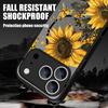 Translucent Matte Magnetic Case For iPhone 17 16 15 Pro 14 13 Pro Max 16e 17e For Magsafe Sunflower Pattern Hard PC Back Cover