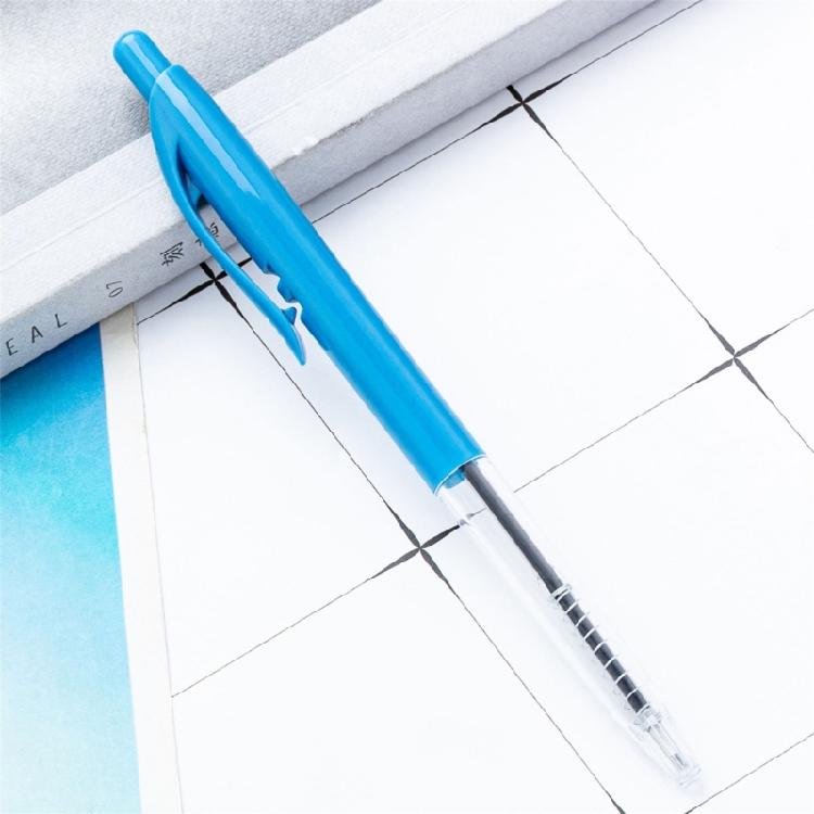 Retractable Ballpoint Pen 1.0mm Smooth Writing Tool Plastic Signing Pen For Sketching Notetaking Tasks
