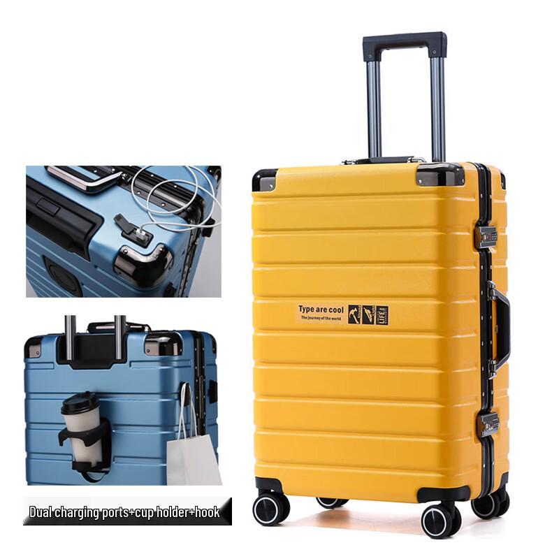 Xiaoyan Aluminum Frame Travel Suitcase 24 inch
