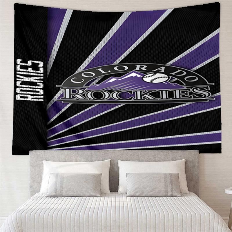 Rockies Baseball Quick-Dry Tapestry Hanging for Bedroom,Livingroom, Playroom,Decor Art Room Wall Tapestry Holiday and Birthday Gifts