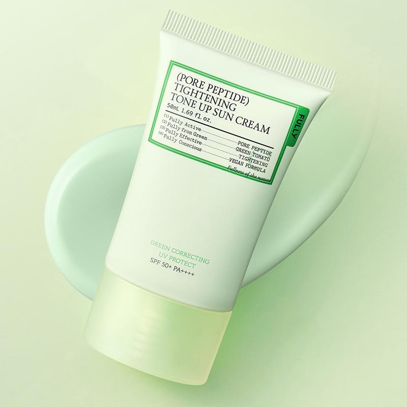 FULLY Pore Peptide Tightening Tone Up Sun Cream SPF 50+ PA++++ 50ml