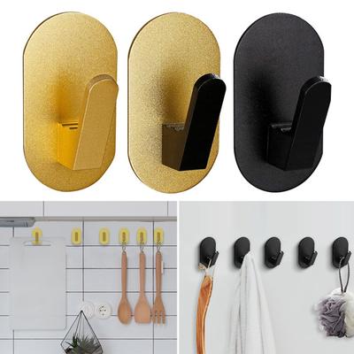 4 Teile/satz Wand Haken Aluminium Legierung Klebstoff Schlag Kostenloser Moderne Heavy Duty Handtuch Kleiderbügel Badezimmer Küche