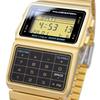 Casio DATA BANK Data Bank Digital Watch DBC-611G-1 Men's Gold x Black Overseas Model