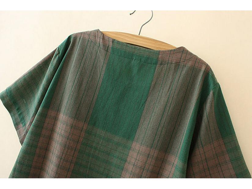 Korejský letní dámský kostkovaný dvoudílný oblek 2025 - Všestranné volné ležérní kalhoty a top