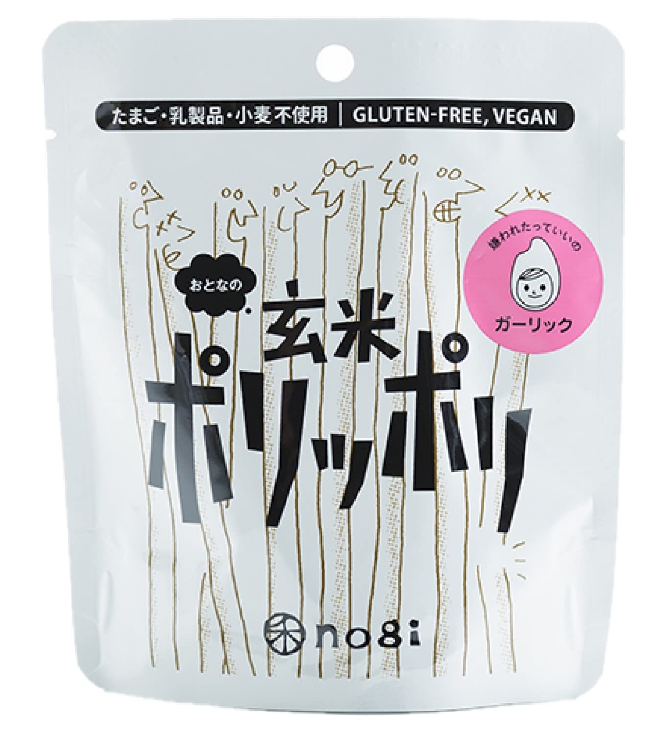 

Kano Adult Brown Rice Crunchy Garlic 40g x 6 bags