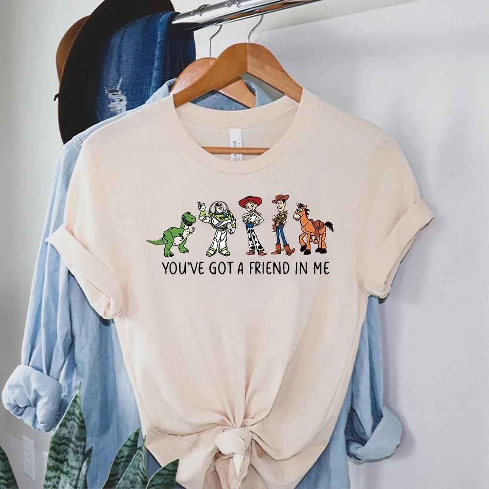 Women Streetwear Retro Print TShirt Youve Got A Friend In Me Toy Story Shirt TShirt Mom Gift Y2K Top