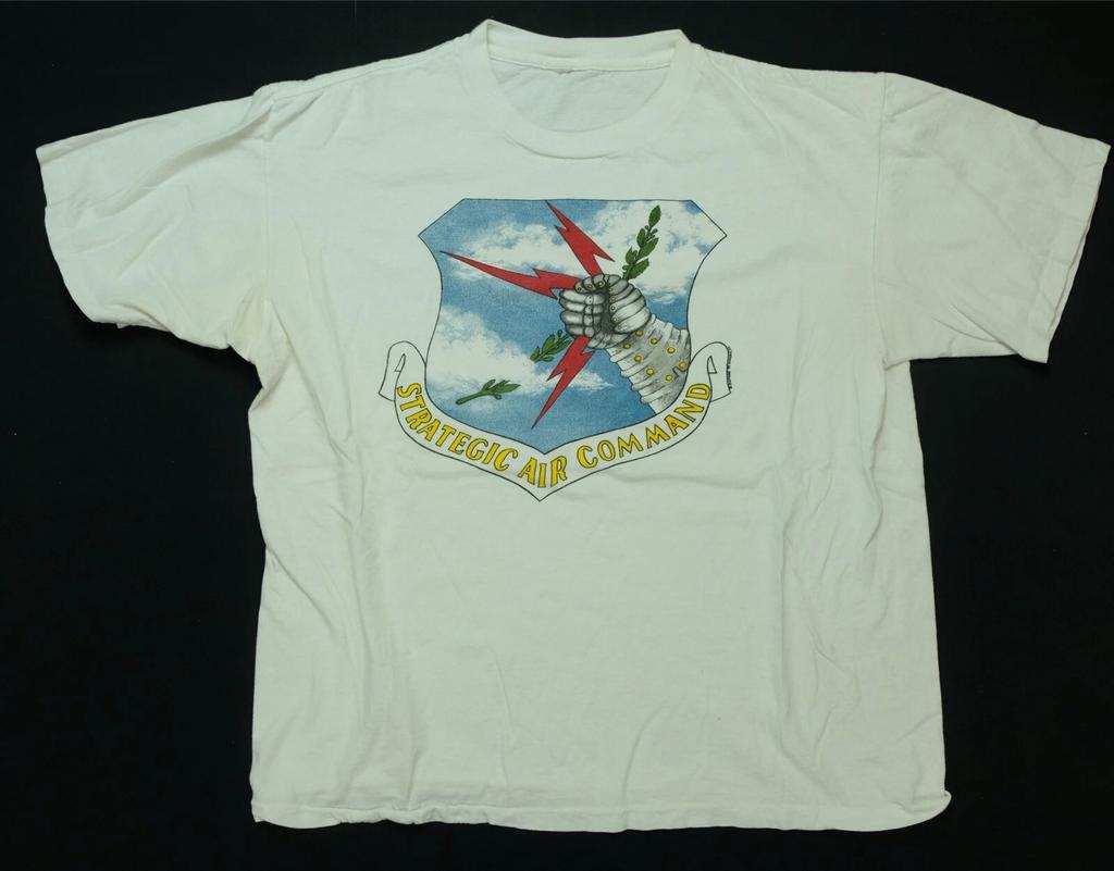 Rare Vintage Strategic Air Force Command Vietnam War T Shirt 70s 80s USAF SAC