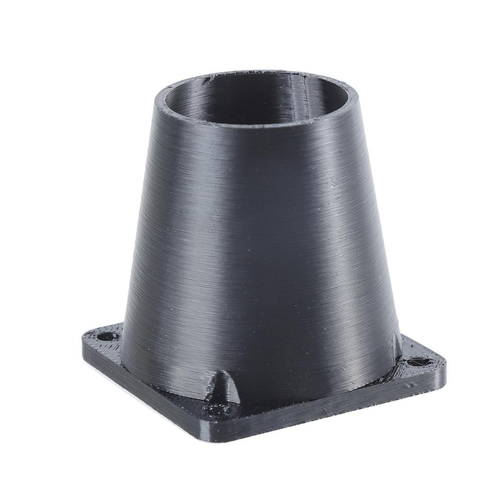 Long Flange Duct Fan Hose Connector Air Ventilation Adapter for Kitchen Hood Ventilator Pipe Connecting Exhaust Outlet