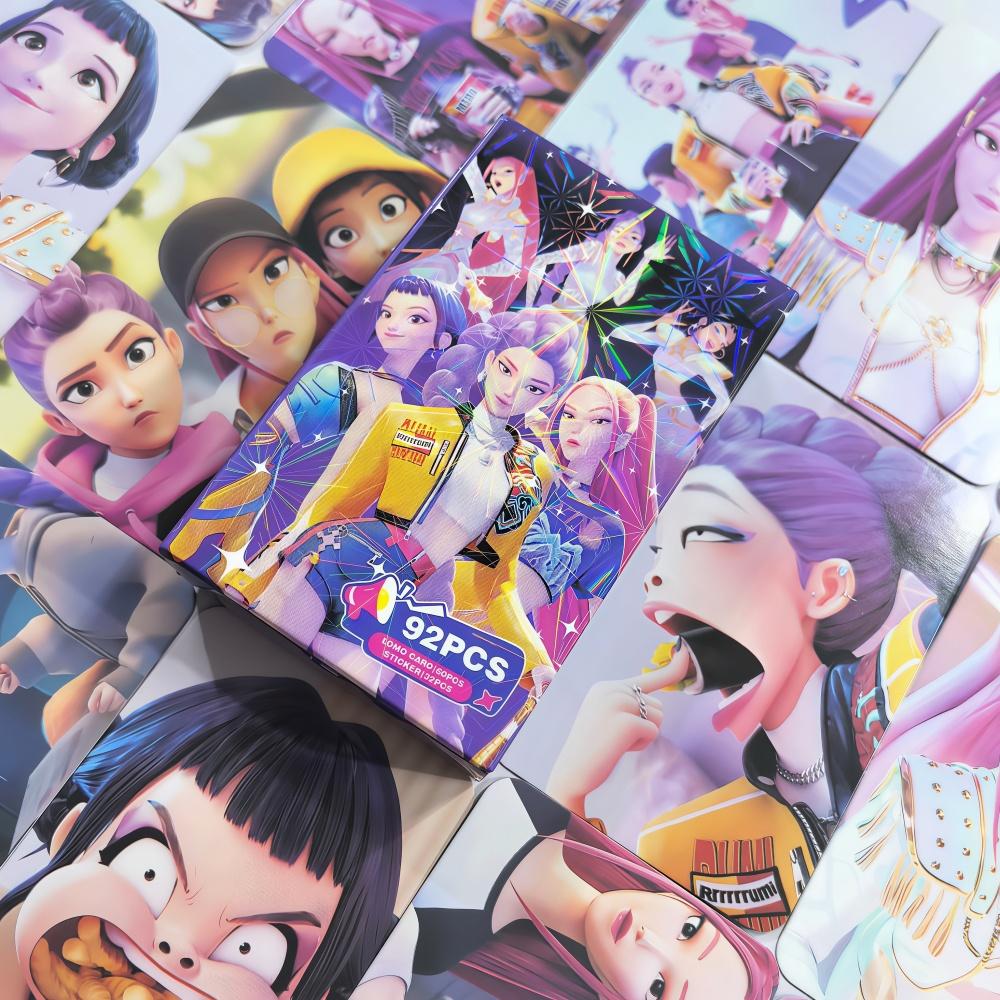 2026 Hot Laser Cards Girl Group Cartoon Series Accessories LOMO Small Cards Unisex Children's Holiday Gifts