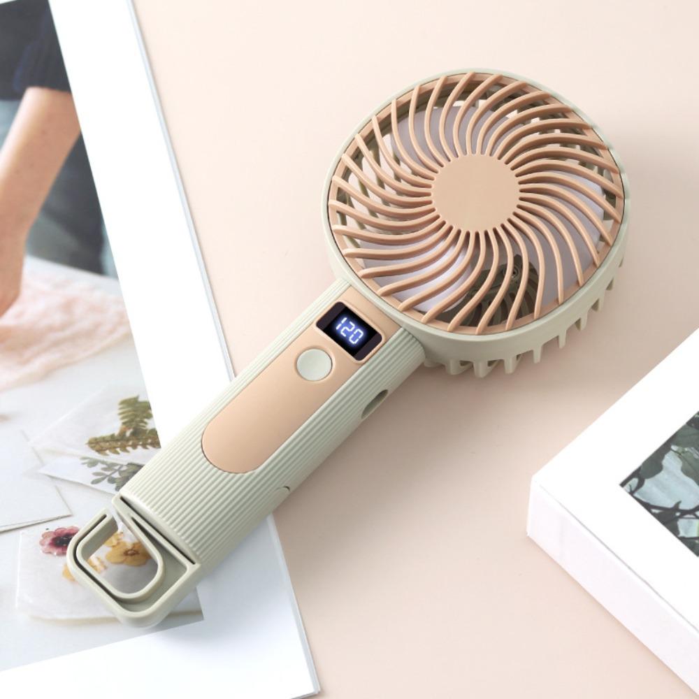 USB Rechargeable Mini Portable Cooling Fan 2 in 1 Desktop Standing Fan  Summer Cooling