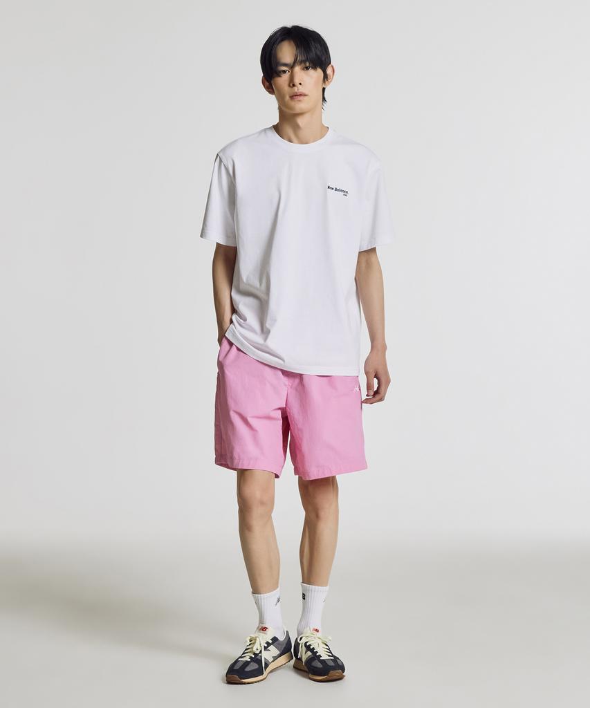 Nyuballanseu Nbneg21433 / Uni Essential Big Logo Short Sleeve T-Shirt (White)