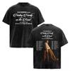 Alex Warren Finding Family On The Road Tour 2025 Vintage Washed Oversized T-Shirt Pop Music Concert Unisex Streetwear T-shirt