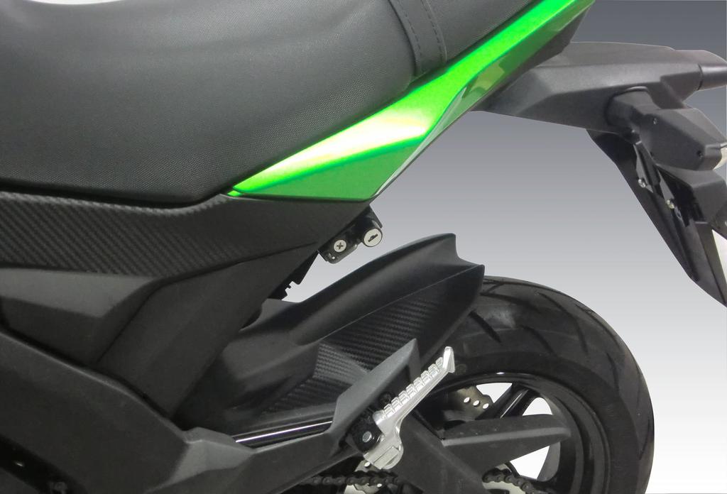 Kijima 303-1575 Motorcycle Helmet Lock Holder Z125 ('16-)/Z125PRO('16-) Black