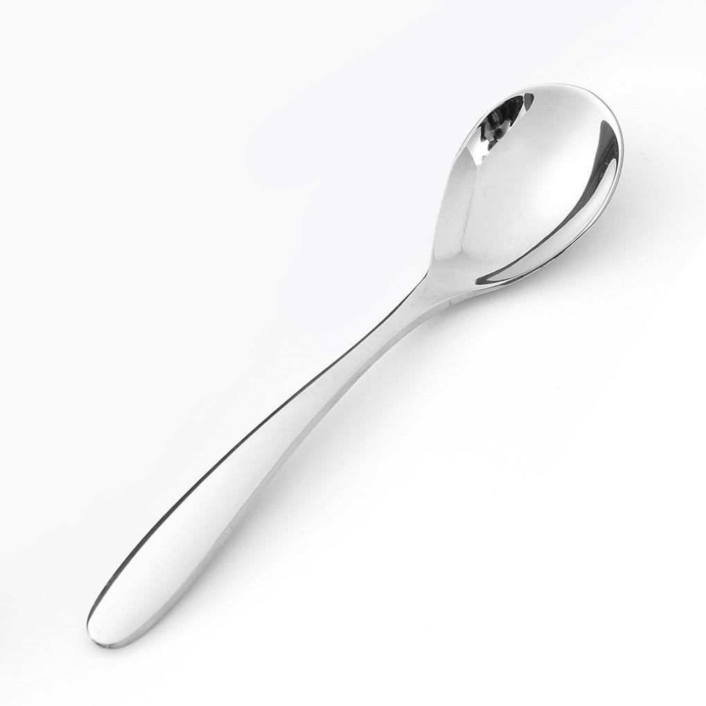 Kitchenware, Cooking Utensils, Stainless Steel Dessert Spoons, Flatware Spoons