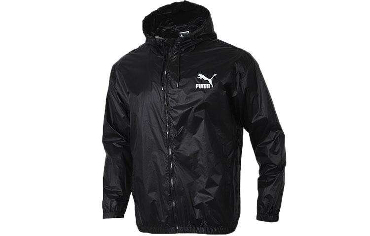 PUMA Windproof Hooded Jackets Men s Black Hooded Moderate Other 599904-01 XL