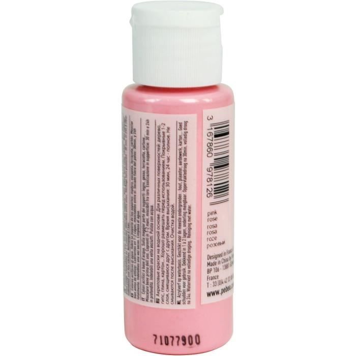 Paint - PEBEO - Acrylic Paint - 59ml - Matte - Pink