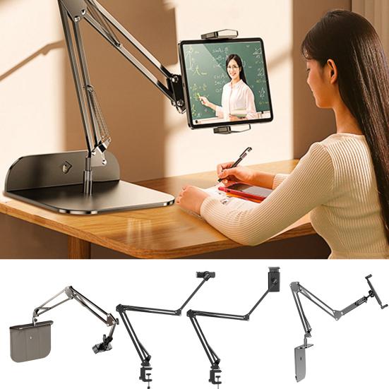 Suporte de Tablet Ajustável Cama Cabeceira Suporte de Telefone para Suporte Clipe Elástico Sofá Telefone