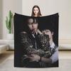 San Ateezs Kpop Blankets Fleece Textile Decor  Portable Ultra-Soft Throw Blanket for Home Couch Bedspreads