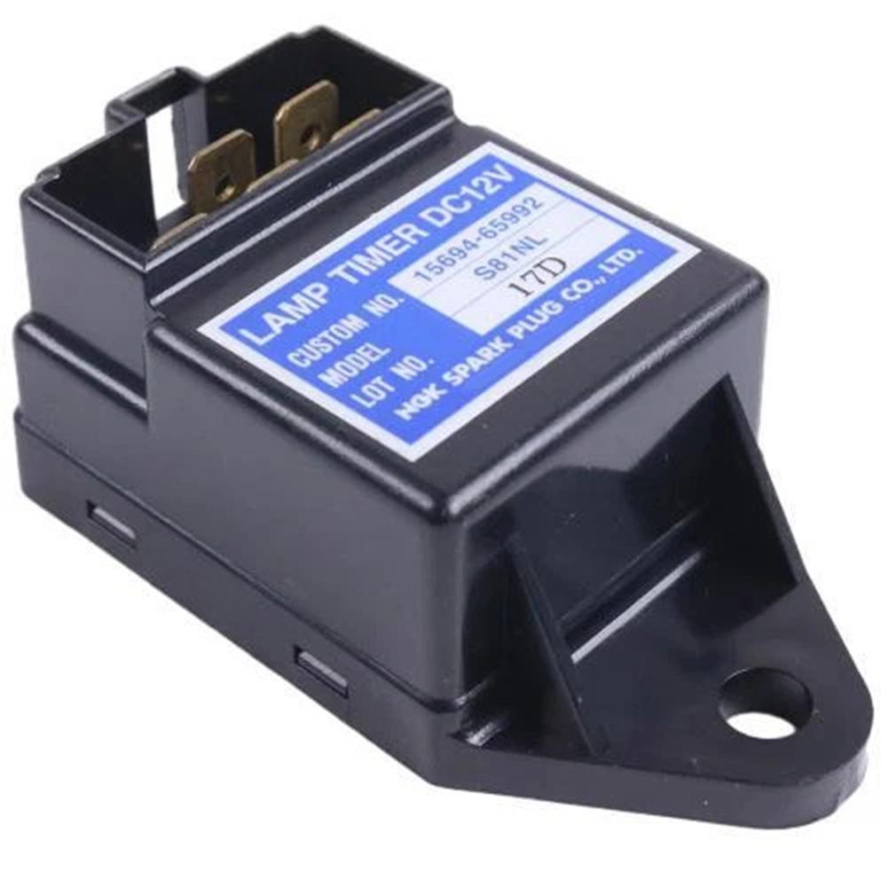 Glow S81NL Lamp Timer 12 Volt Relay for Kubota Engines Compatible with 15694 65990 15694 65992 for Generator Systems