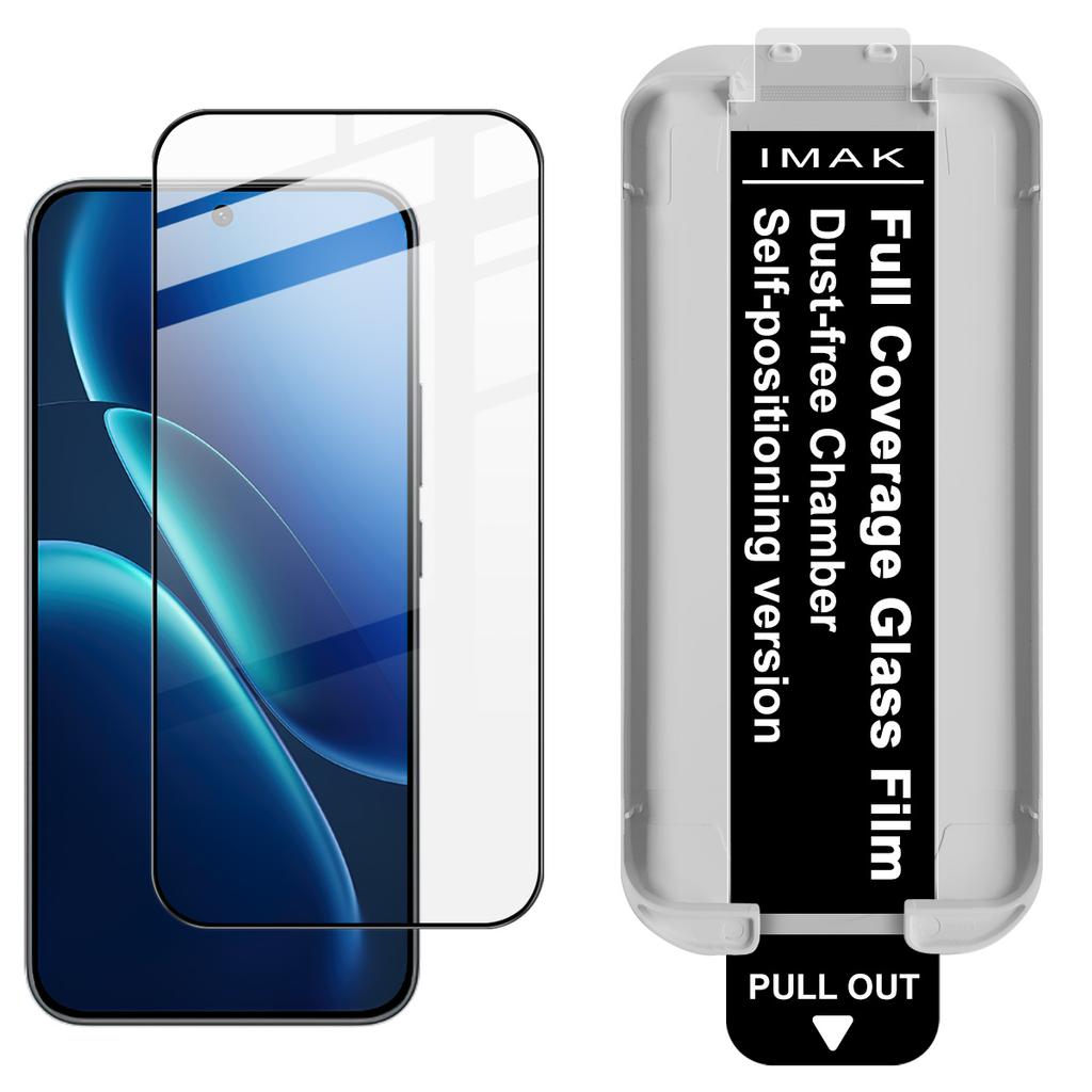 For iQOO Z11 5G Glass IMAK Dust-free Cabin Full-screen Tempered Glass Film Supports Fingerprint Unlock