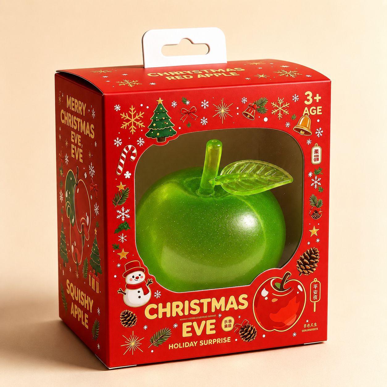 Leuk Squishy Fruit Appel Fidget Speelgoed Knijp Stressverlichting Hand Speelgoed Anti-Angst Fruit Rekbaar Langzaam Rijzend Speelgoed Creatief Cadeau