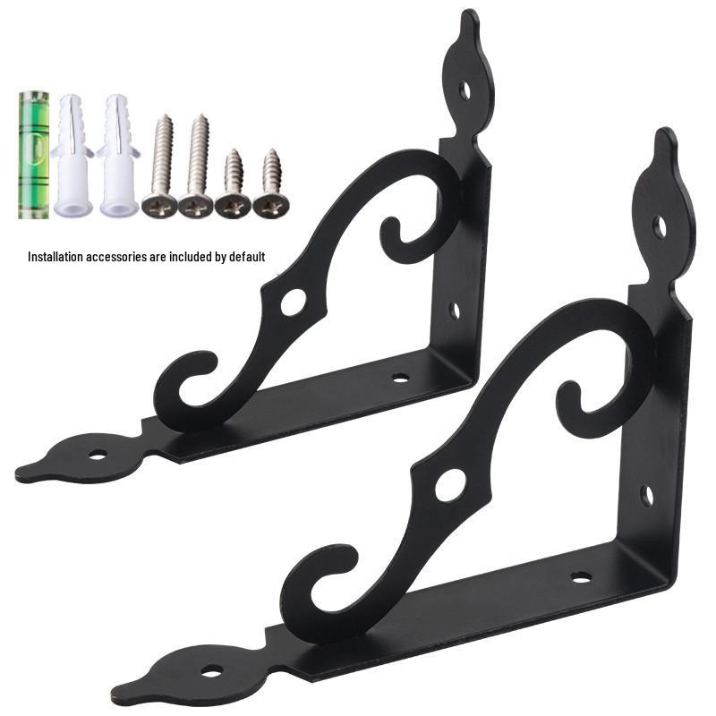 Wall-Mounted Triangle Bracket Shelf Support