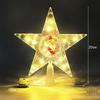 Twinkling Warm Glow Star Christmas Tree Topper - Light Luxury Holiday Window & Desktop Decoration