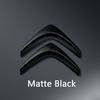 10,2*8,6cm Metallemblem für Citroën C4 C3 C5 C1 DS3 DS5 DS4 Picasso Vorne Hinten Logo Plakette OEM Stil Ersatz Glänzend Schwarz ama123