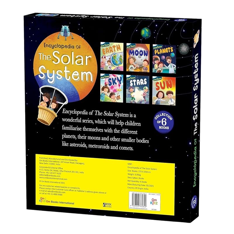 Solar System Encyclopedia for Kids Book Collection: Explore Planets, the Sun, Moon, Earth, Stars & the Universe Fun Space Facts for Little Explo