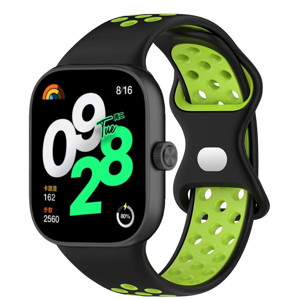 Sports Silicone Strap for Redmi Watch 4 5 6 Band Accessories Replacement Breathable Bracelet Smartwatch Xiaomi Band 8 9 Pro Belt