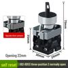XB2-BD21 BD25 BD33 Two/Three-Speed Selector Switch, Short/Long Handle, 22mm