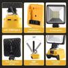 4-Inch LED Work Light with USB Type-C Adjustable Portable Flashlight Durable Universal for Makita/Dewalt/Milwaukee/Bosch