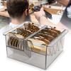 Practical Plastic Clippers Guard Holder Designed To Prevent Loss And Damage Storage Box For Barbers And Home Use
