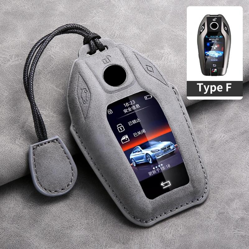 Car Key Cover for Bmw X3 G01 G31 X5 G05 X4 G02 G30 G32 I8 X7 M5X F20 Leather Car Key Case Cover