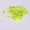 100PCS Fluorescent Green Octopus Fishing Hooks Fishing Accessories  Catfish Bass Tuna Walleye Trout