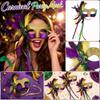 Masquerade and Hat Set for Party Decor - 3 Colors