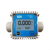 Liquid Meter 10-120L/min Flowmeter with LCD Display for Diesel-Fuel Water DN25 Electronic Turbine-Flow Meter A0KF