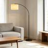 Modern arc floor lamp with remote control, elegant floor lamp, design floor lamp (only with arc floor lamp, battery not included)