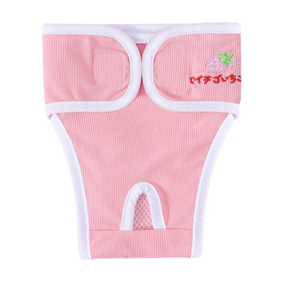 Embroidery Dog Diapers Fruit Print Pet Menstrual Panties Dog Shorts Underwear Menstrual Period