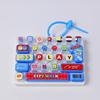 26 Key Keyboard Fidget Keychain 3D Clickable Keycap Sensory Toy Kawaii Stress Relief Bag Pendant for Travel