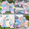 Pastel Pink Balloons Garland Baby Pink Blue Balloon Arch Kit Baby Shower Gender Reveal Birthday Party Wedding Decoration Globos